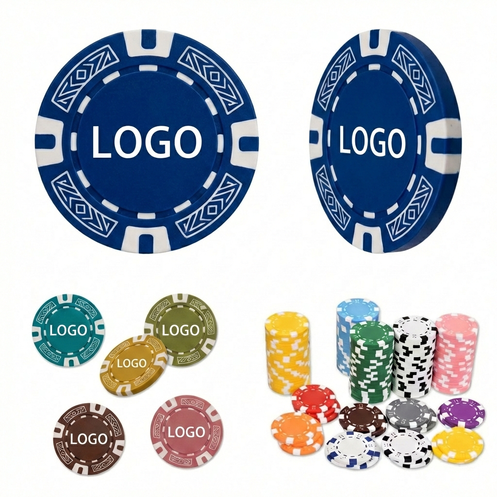 Weighted Professional Golf Ball Marker Chip with High-Impact ABS Core