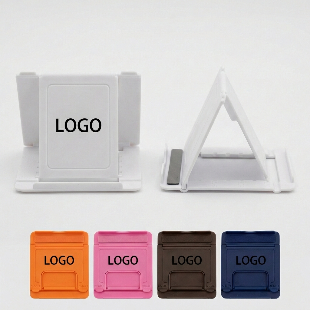 Slim Foldable Universal Device Stand for Smartphones and Tablets