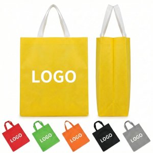 Reusable Non-Woven Grocery Tote with Reinforced Handles