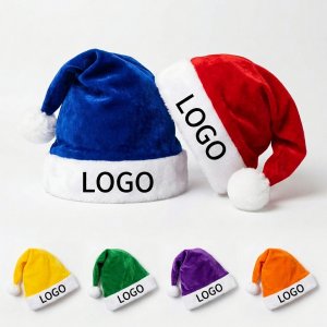 Vibrant Plush Seasonal Party Hat with Classic Pom-Pom