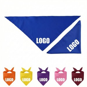 Vibrant Triangle Pet Bandana for Branding and Promotional Events