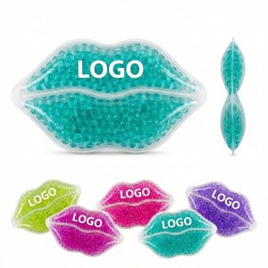 Contoured Lip-Shaped Hot and Cold Gel Therapy Pack